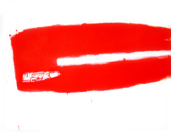 Červené tělo krajiny IV